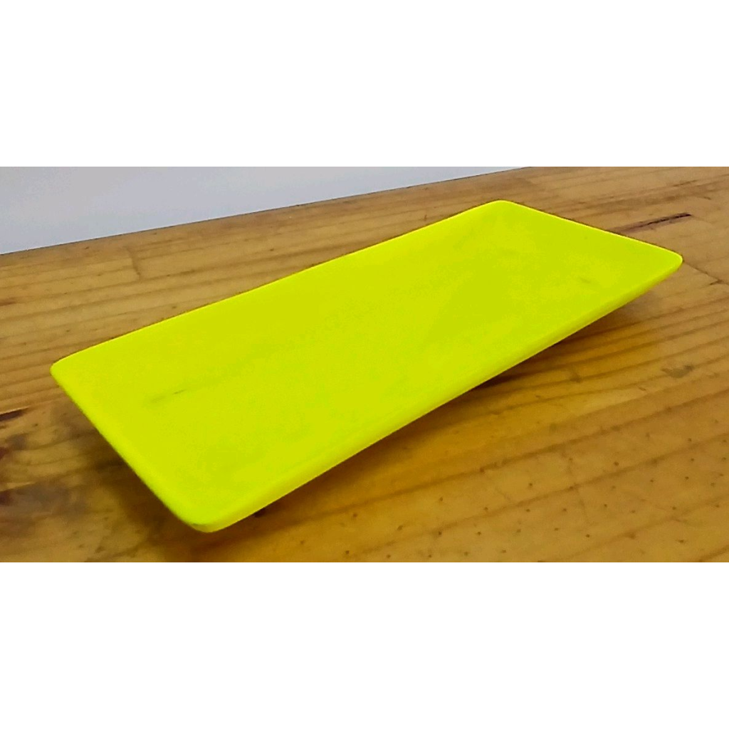 Bandeja Retangular - Amarelo,Neon - Peg e monte da drica