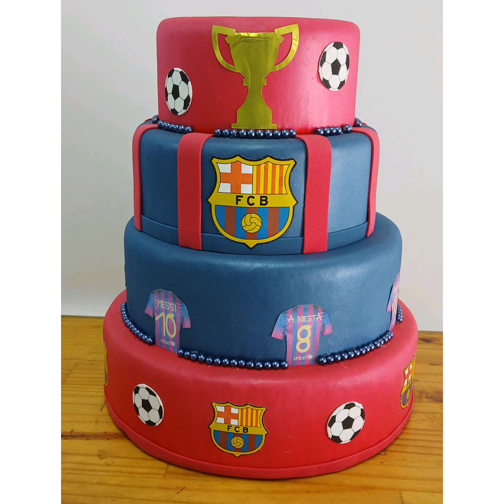 Bolo Fake Barcelona - Peg e monte da drica