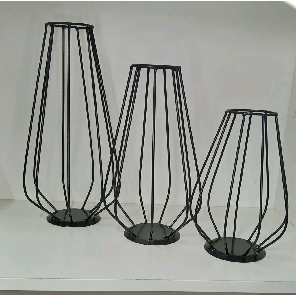 Trio de Vaso - Preto - Peg e monte da drica