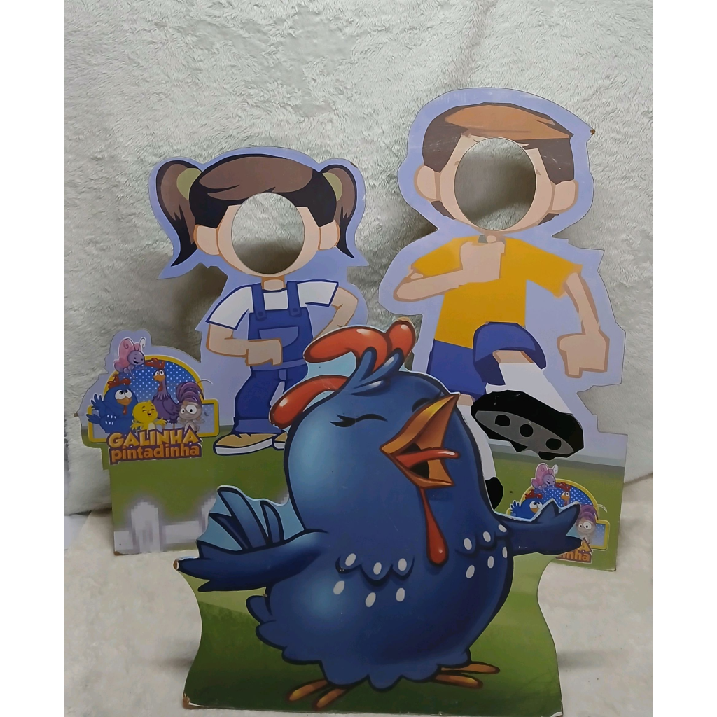 Kit Display  Galinha Pintadinha - Peg e monte da drica