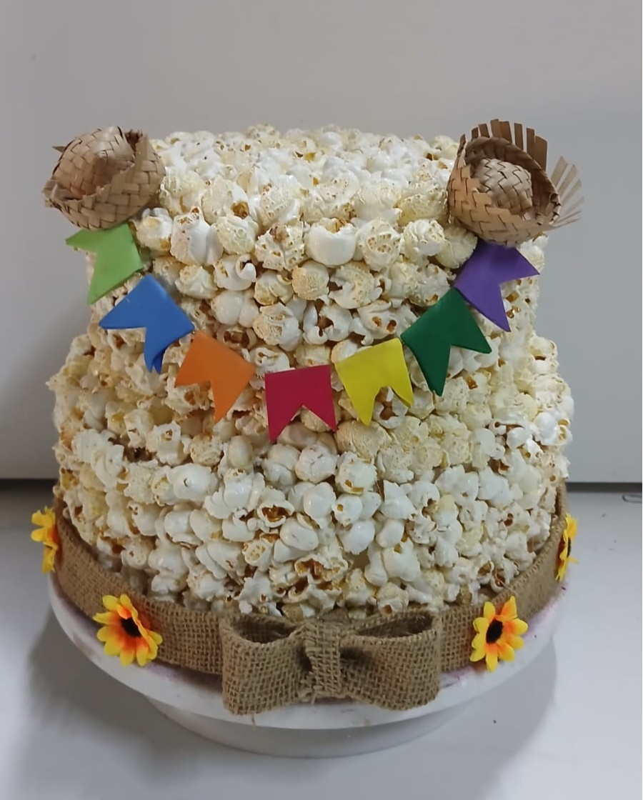 Bolo Pipoca - Pegue e Monte da Drica