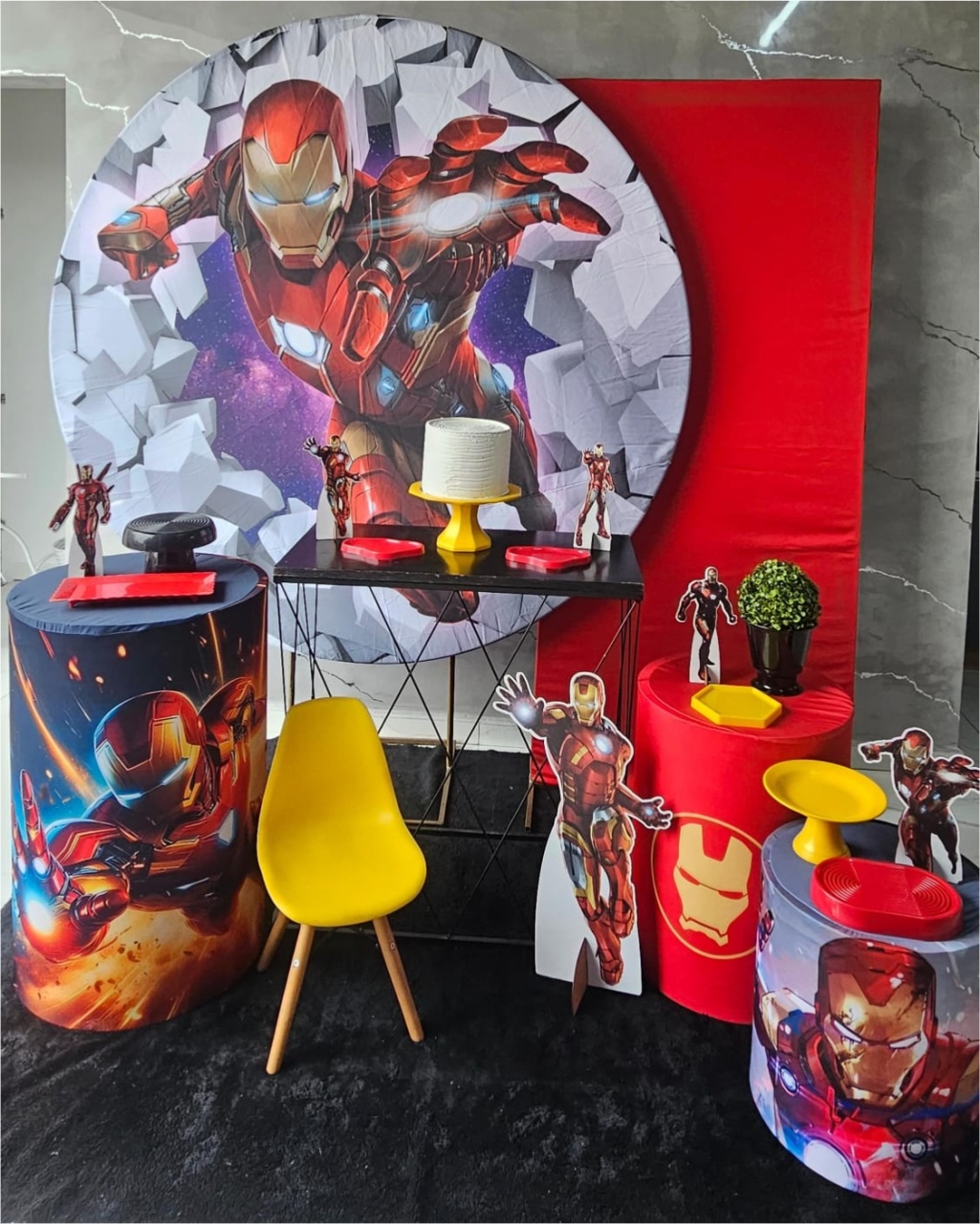 Kit Homem de Ferro Ouro - Pegue e Monte da Drica