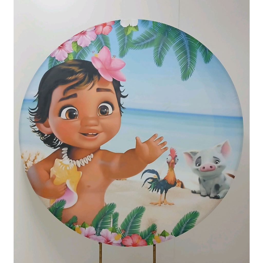Tecido Moana Baby - Peg e monte da drica