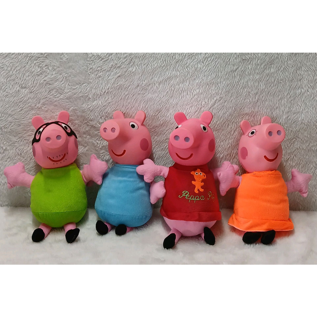 Kit Pelúcias Peppa Pig - Peg e monte da drica