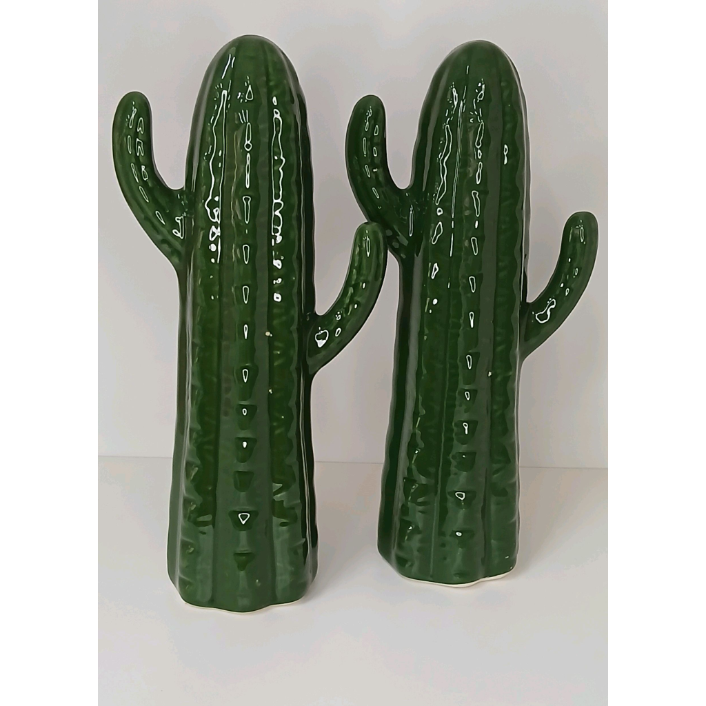 Cacto de Louça - Verde Bandeira - Peg e monte da drica