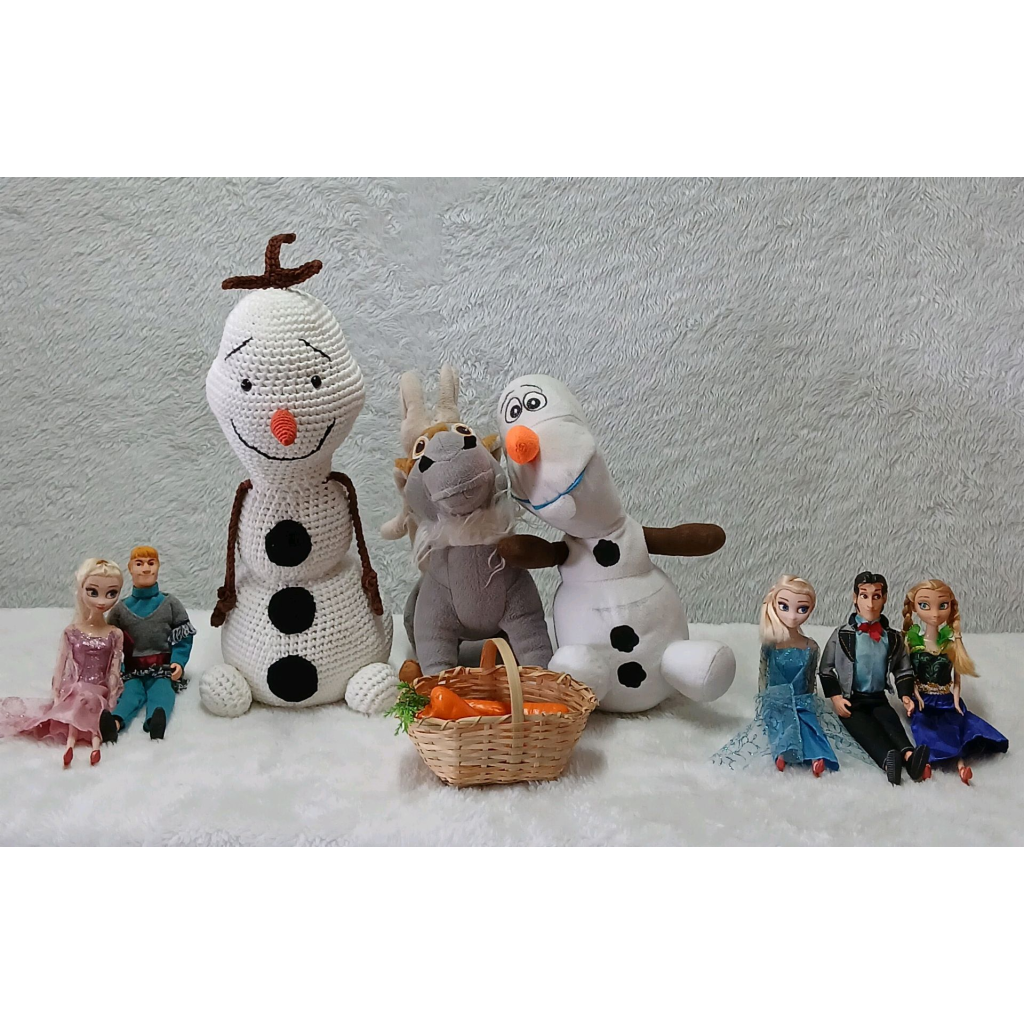 Kit Pelúcias Frozen - Peg e monte da drica