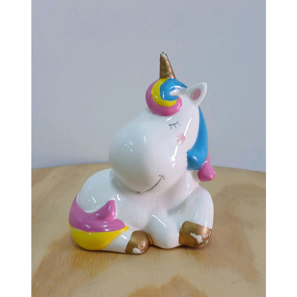 Mini Unicórnio Louça - Peg e monte da drica