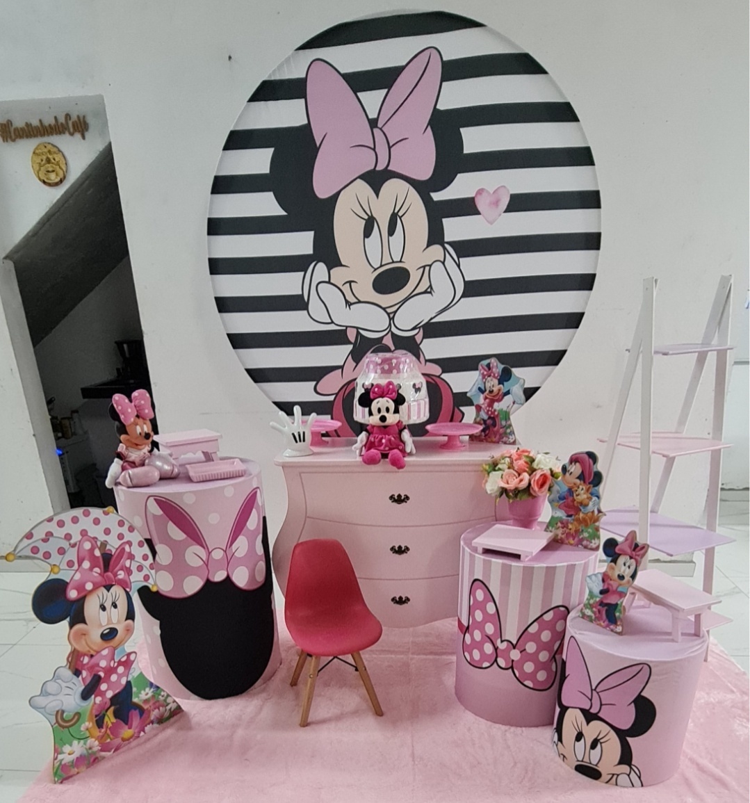 Kit Minnie Rosa. - Pegue e Monte da Drica