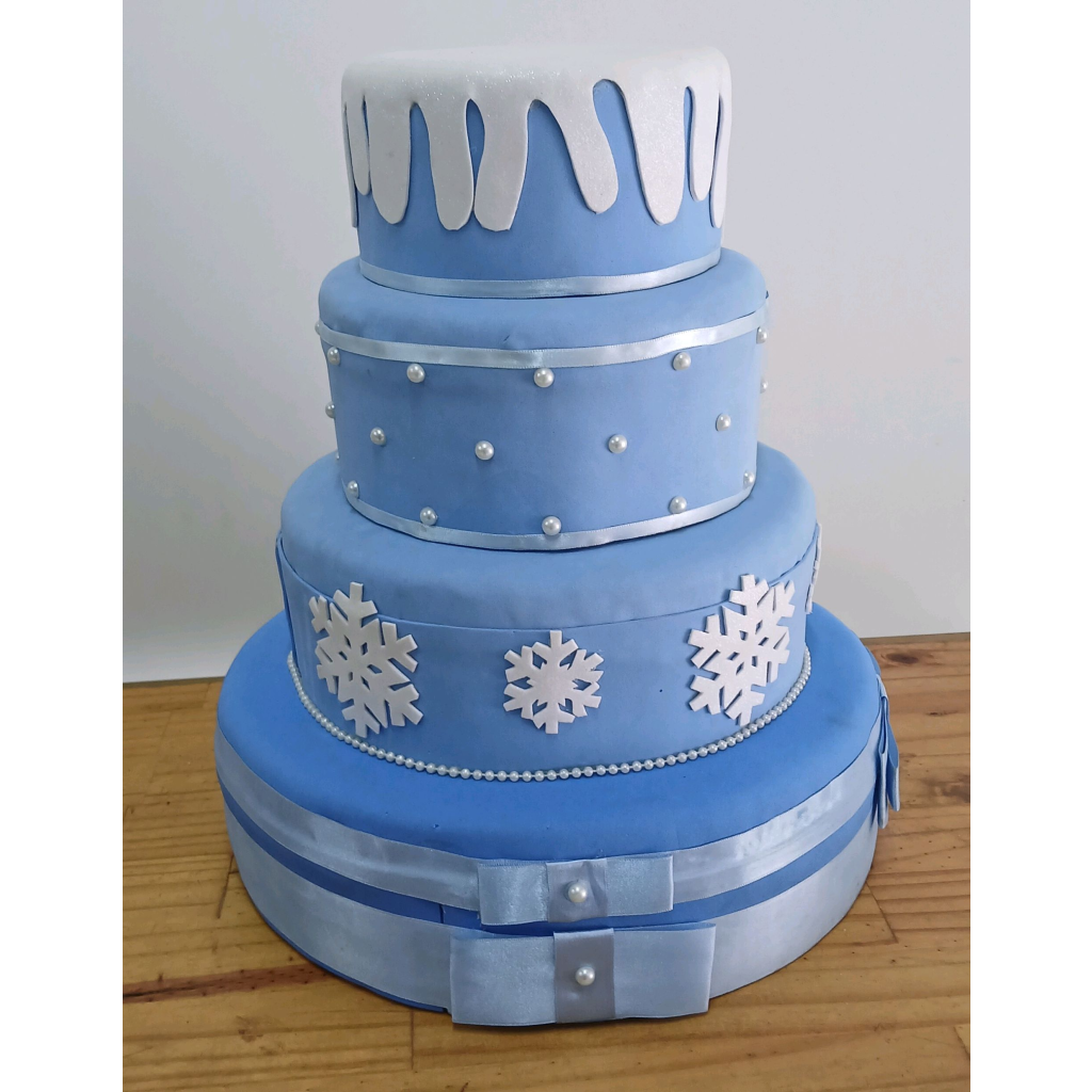 Bolo Fake Frozen - Peg e monte da drica
