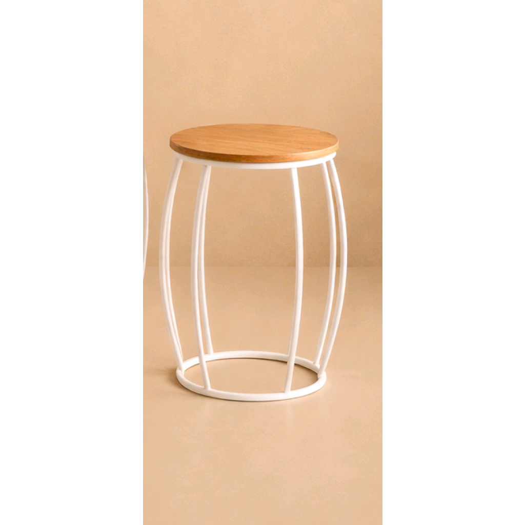Mesa Barril Branca P - Branco - Peg e monte da drica