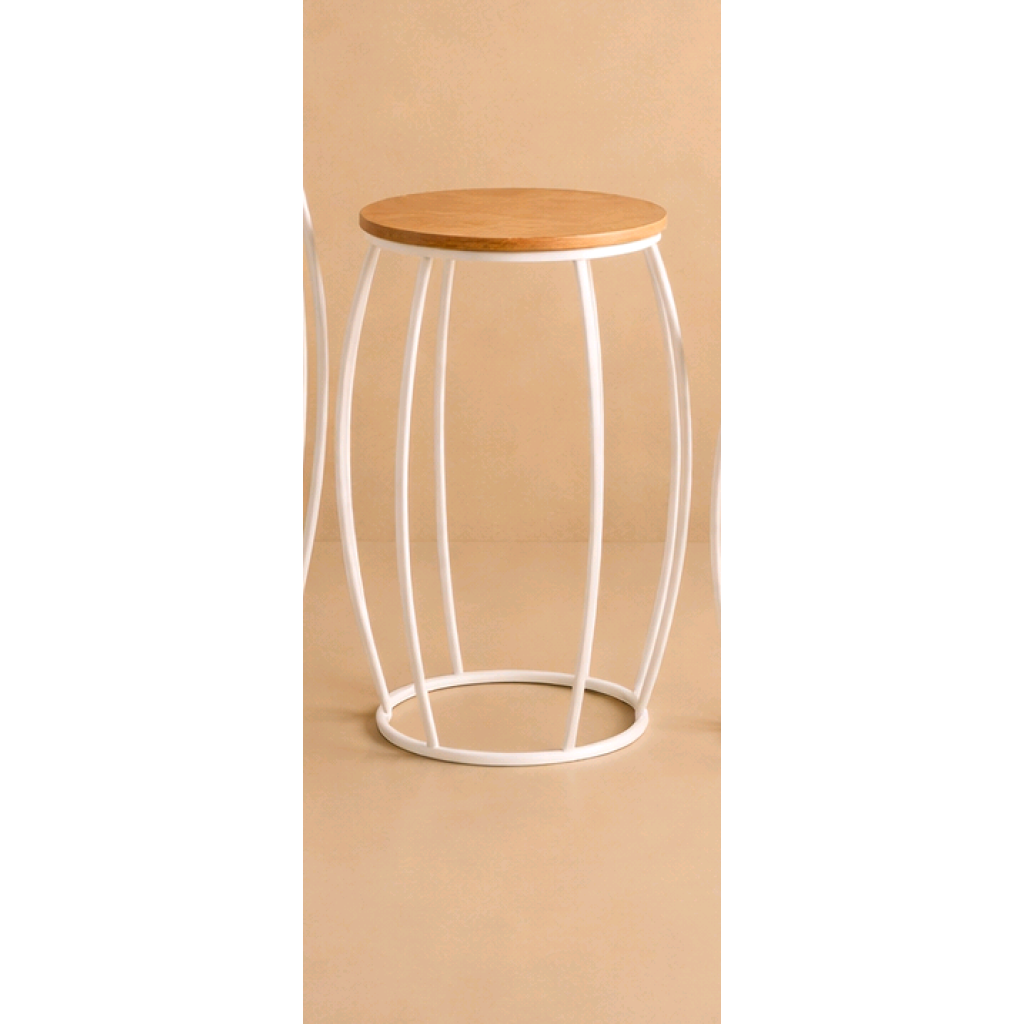 Mesa Barril Branca M - Branco - Peg e monte da drica