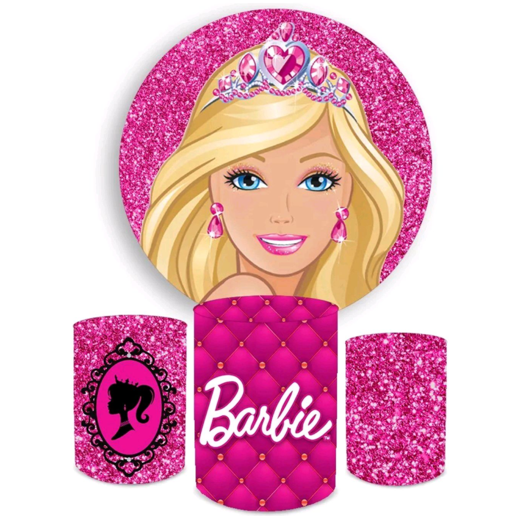 Tecidos Barbie Brilhante - Peg e monte da drica