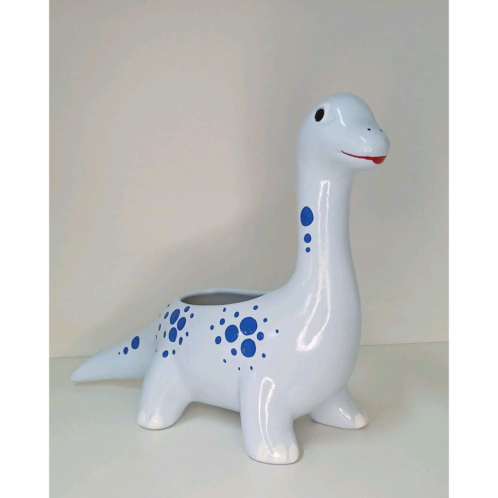 Dinossauro Em Louça - Azul - Peg e monte da drica