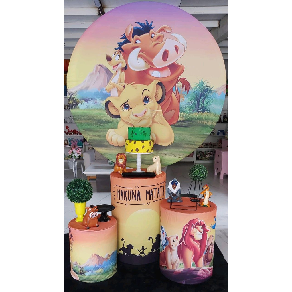 Kit Simba Rei-Leão - Peg e monte da drica