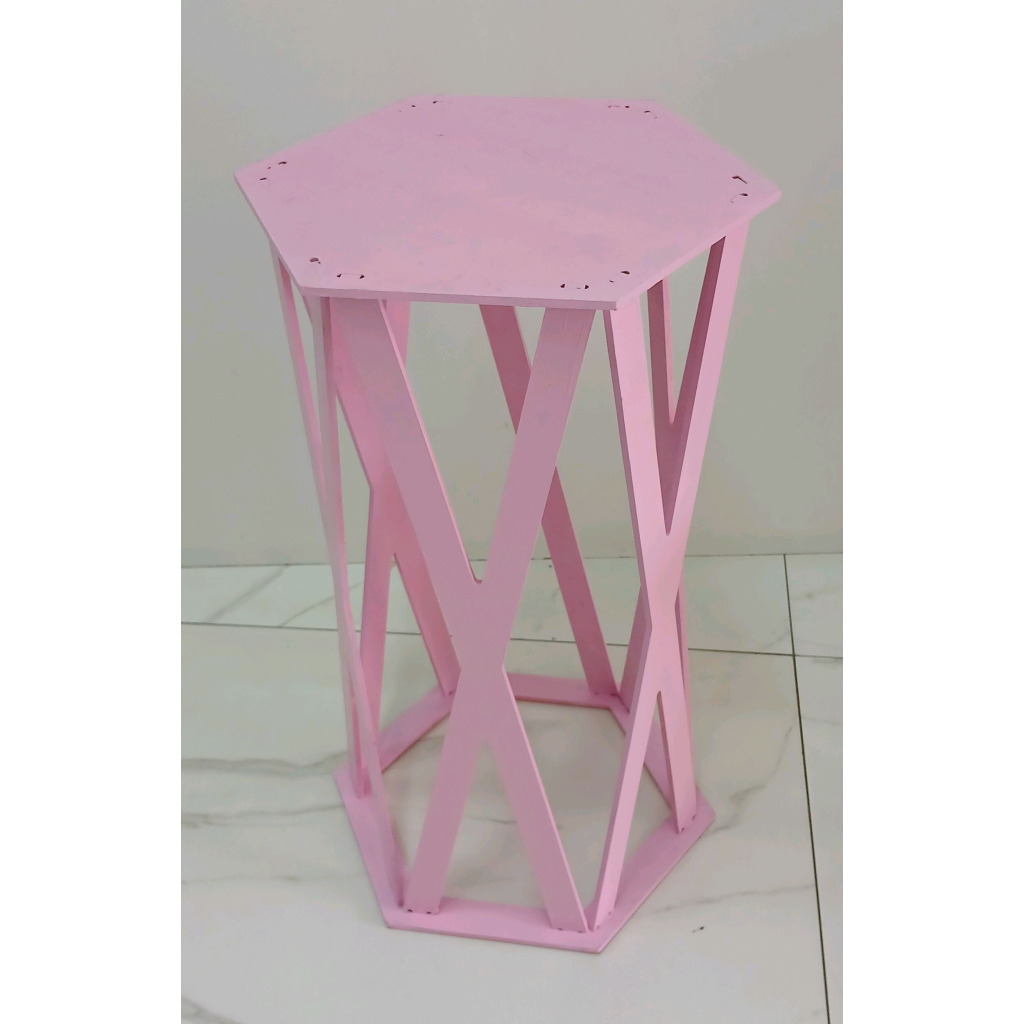Cilindro Cruzado Médio - Rosa - Peg e monte da drica