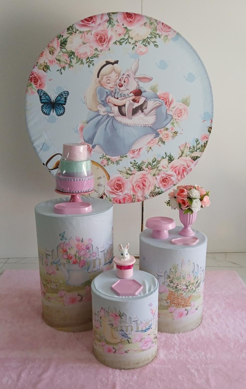 Kit Alice Nos Pais das Maravilhas - Pegue e Monte da Drica
