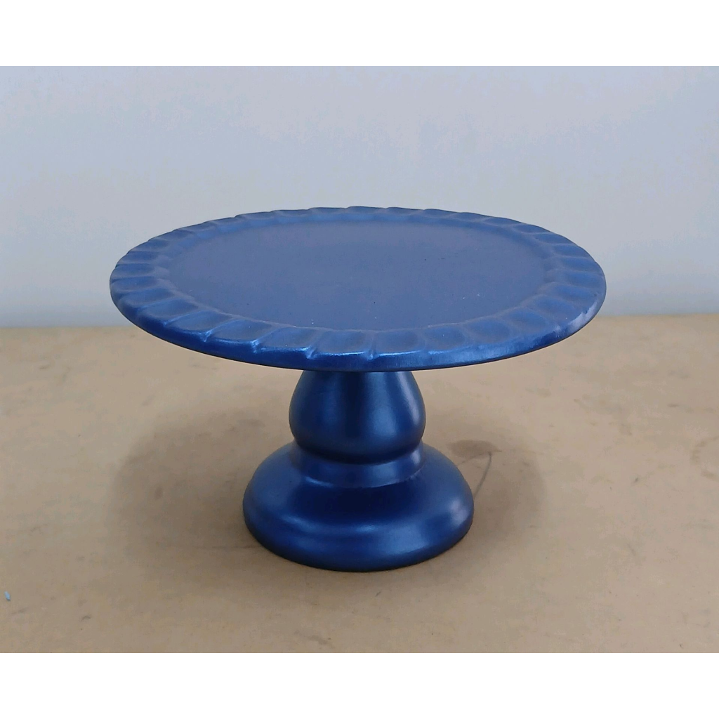 Bolerinha/Suporte Doce Azul Metalica - Azul - Peg e monte da drica