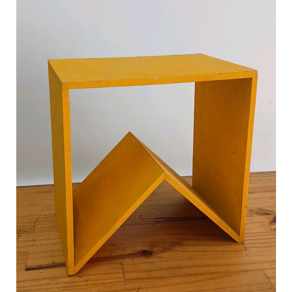 Mini Cadeira Mdf - Amarelo - Peg e monte da drica