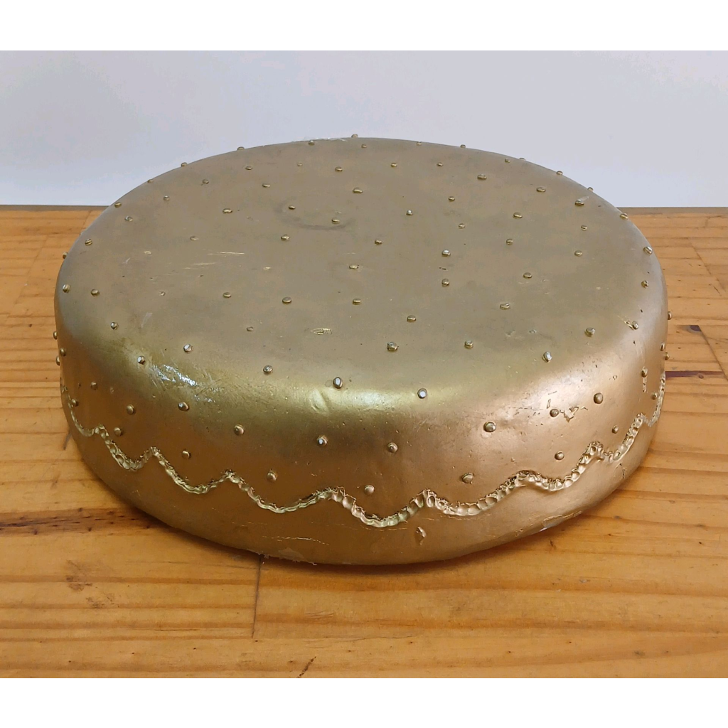 Bolo Fake Dourado - Peg e monte da drica