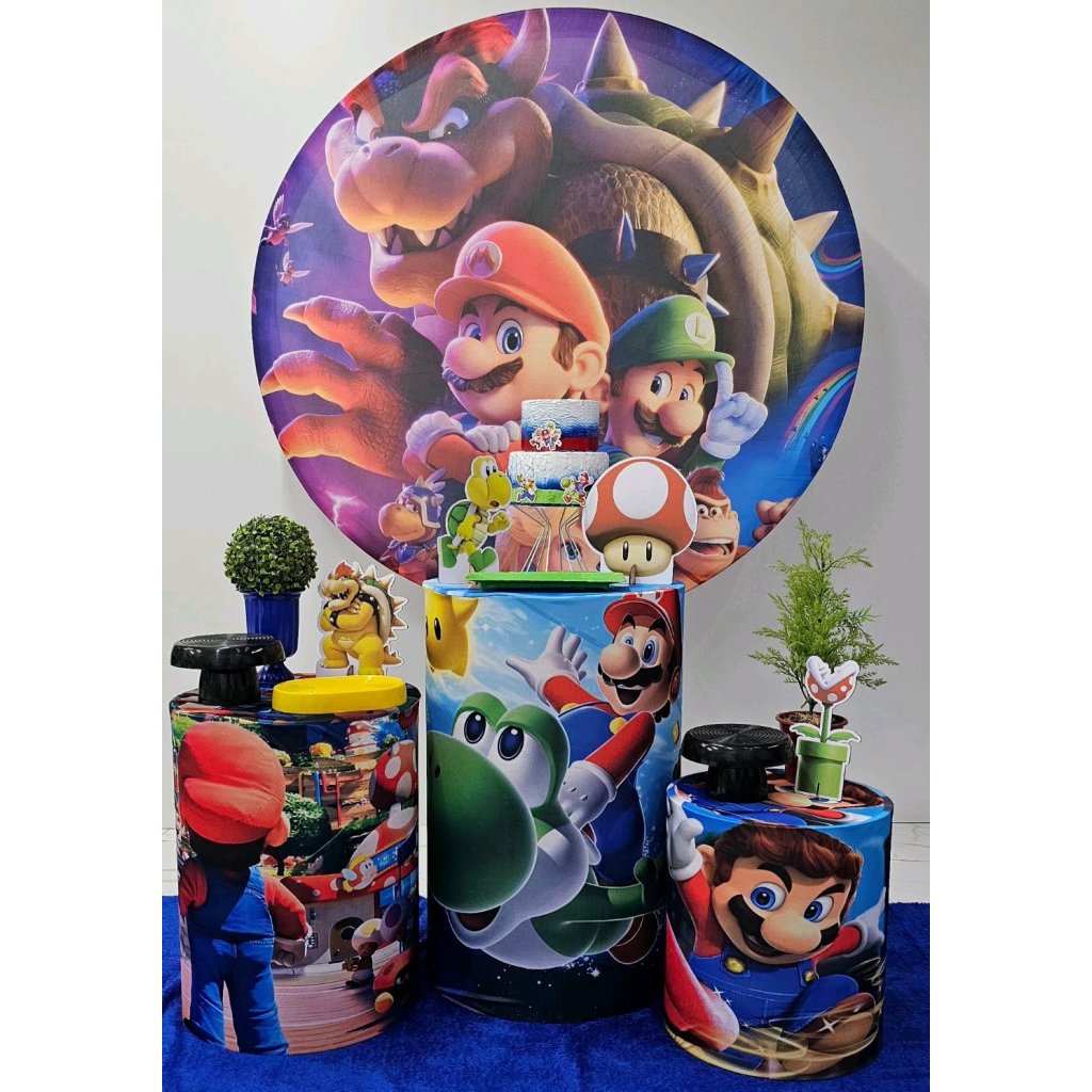 Kit Mario Bross - Peg e monte da drica