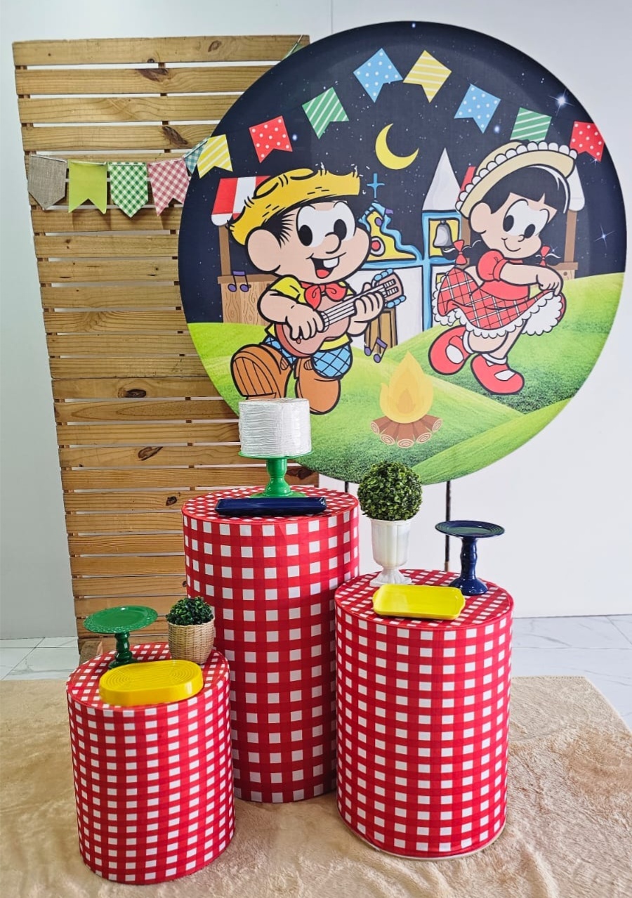Kit Chico Bento E Rosinha Arraia - Pegue e Monte da Drica