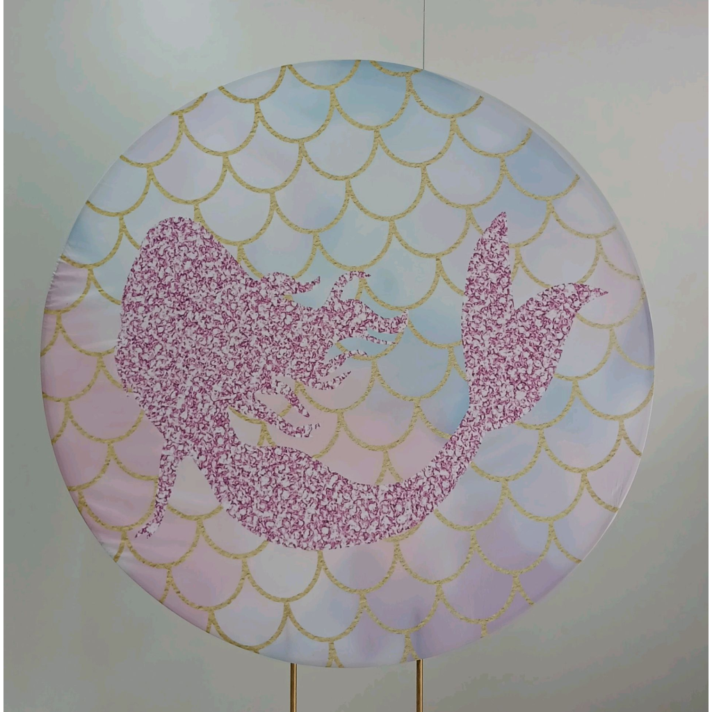 Tecido Sereia - Rosa Bebê - Peg e monte da drica