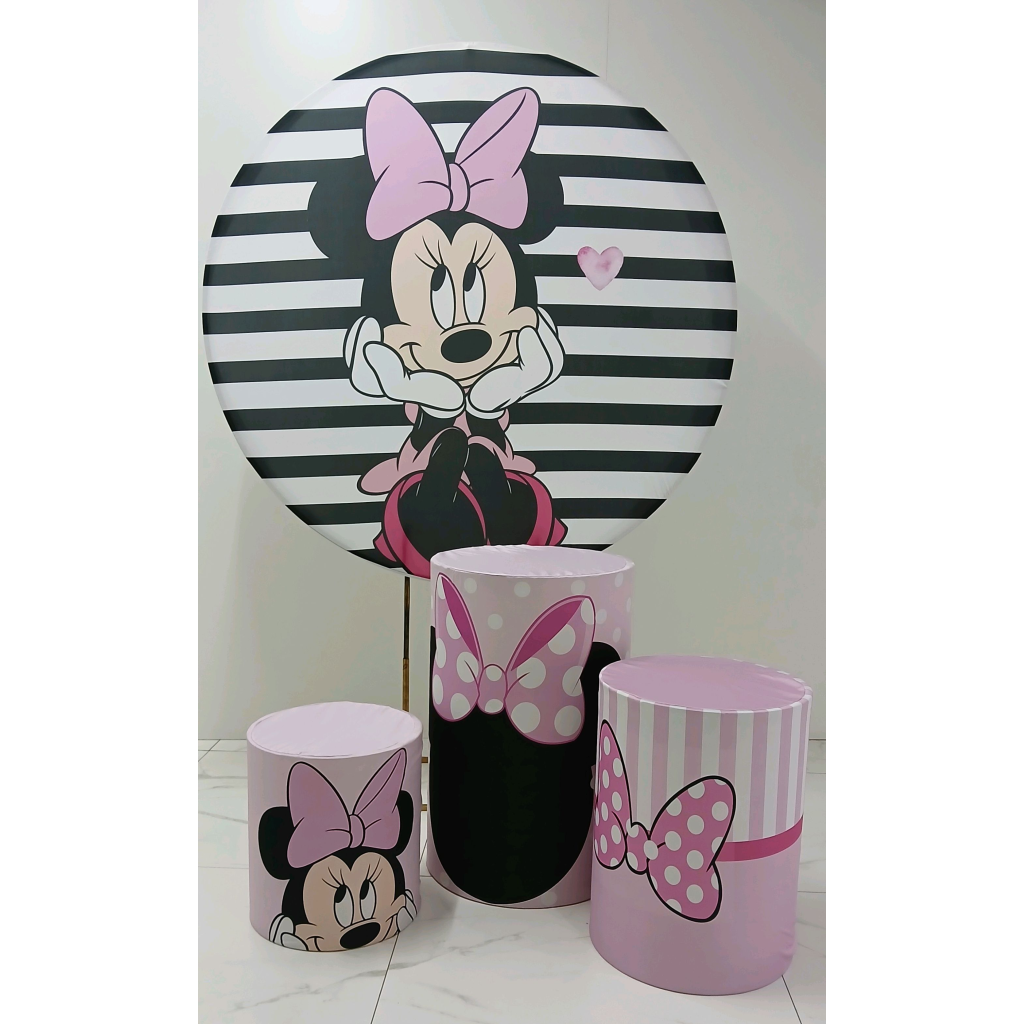Tecido Minnie - Peg e monte da drica