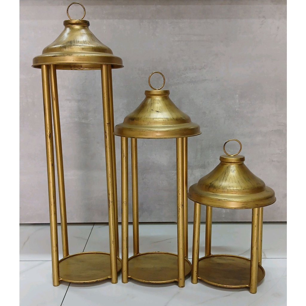 Lanterna Lamparina - Dourado - Peg e monte da drica