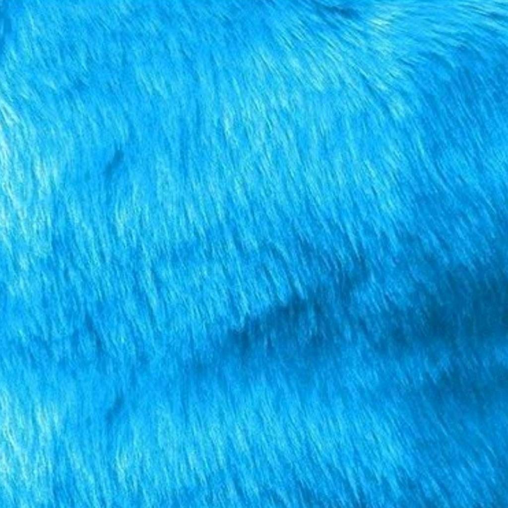 Tapete Peludo - Azul Claro - Peg e monte da drica