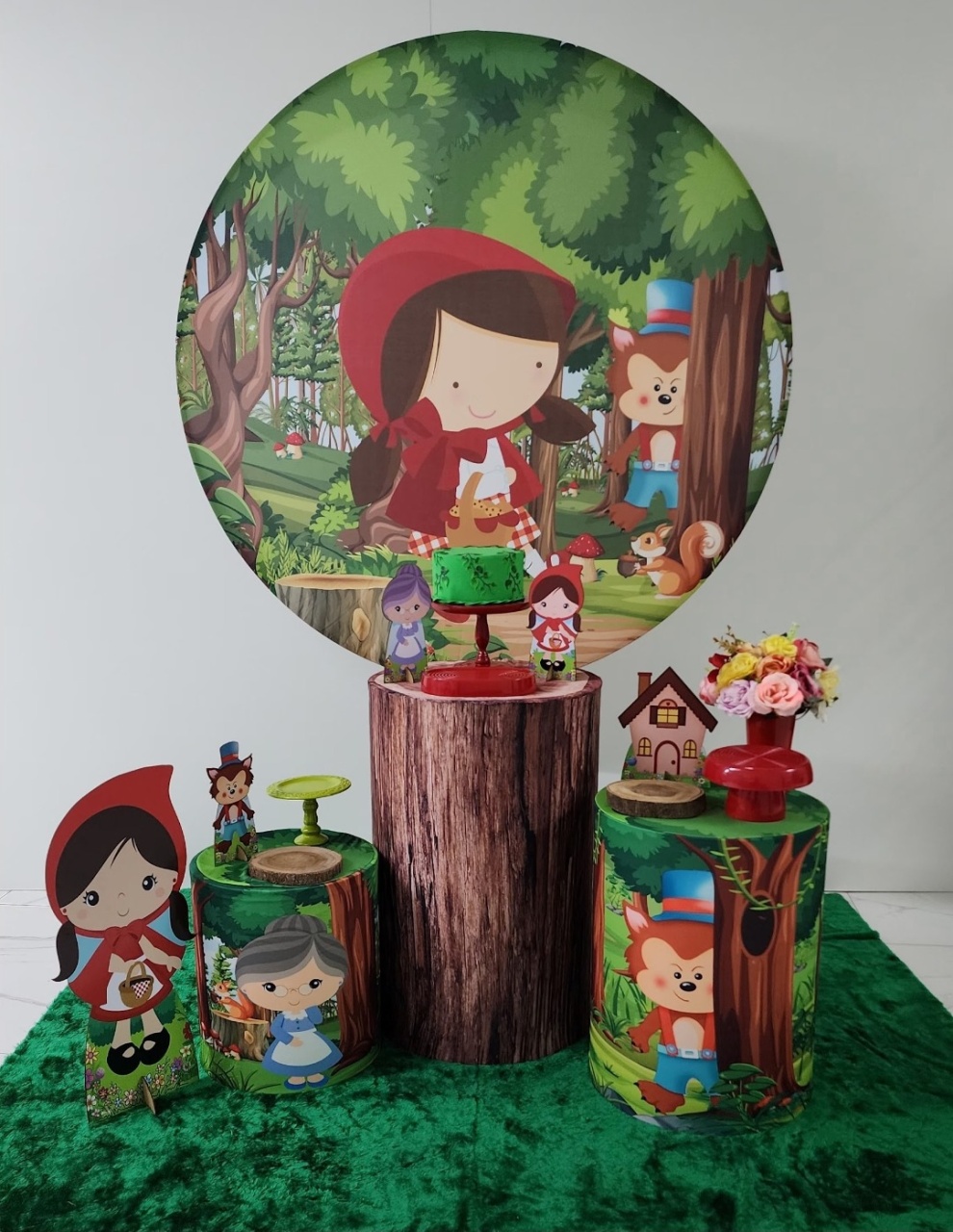 Kit Chapéuzinho Vermelho  - Peg e monte da drica