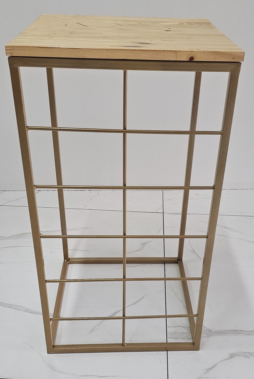 Cubo Ferro Medio Dourado  - Peg e monte da drica