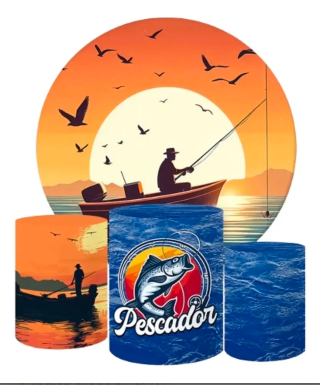 Tecido Pescaria - Pegue e Monte da Drica