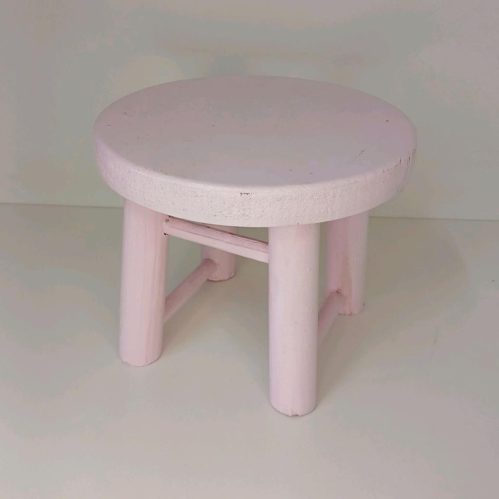 Porta Doces Banquinho - Rosa Bebê - Peg e monte da drica
