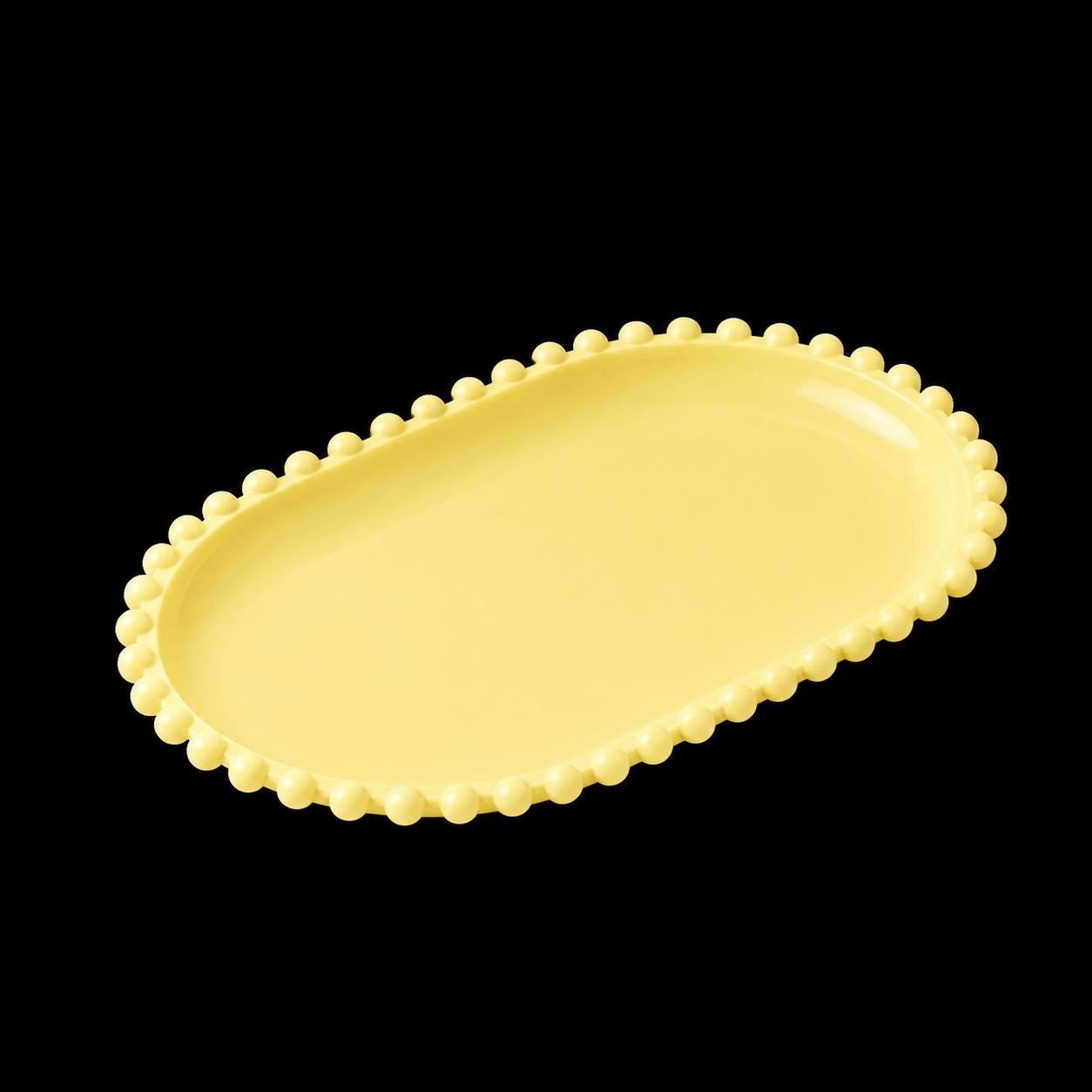 Bandeja Baixa Perola Amarelo Candy - Una Fest Pegue e Monte