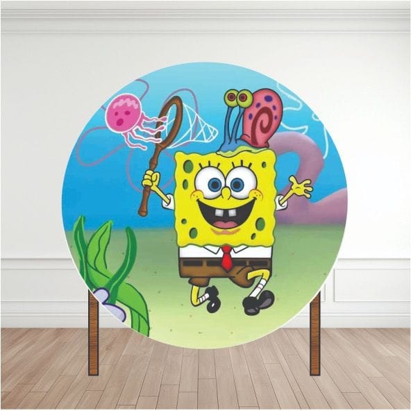 Capa Mini Festa Bob Esponja - Una Fest Pegue e Monte