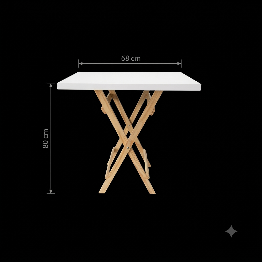 Mesa Cavalete Decorativa P - Una Fest Pegue e Monte