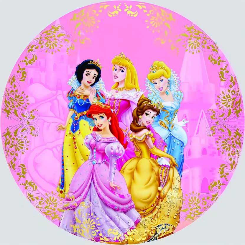 Capa Mini Festa Princesas - Una Fest Pegue e Monte