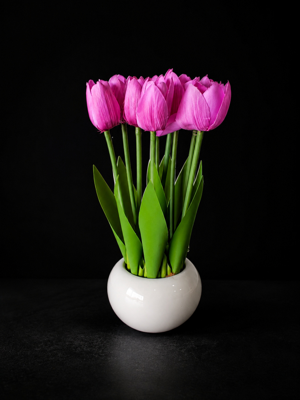 Vaso Flor Tulipas - Una Fest Pegue e Monte