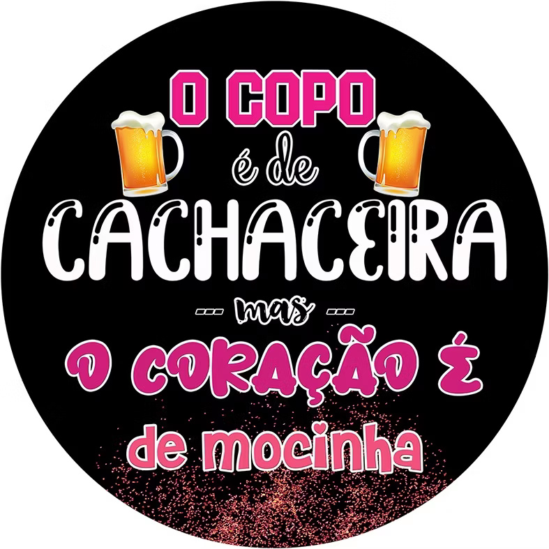 Capa Mini Festa Copo de Cachaça - Una Fest Pegue e Monte