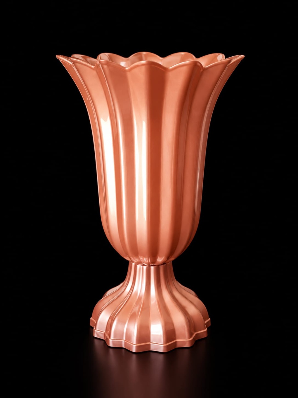 Vaso Grgo Franzido Rose Gold - Una Fest Pegue e Monte