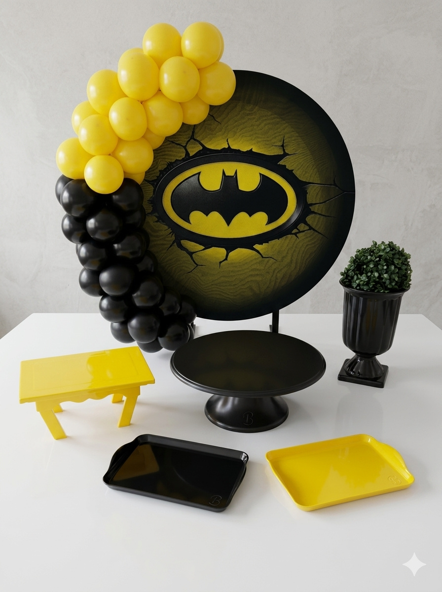 Kit Básico Batman - Una Fest Pegue e Monte