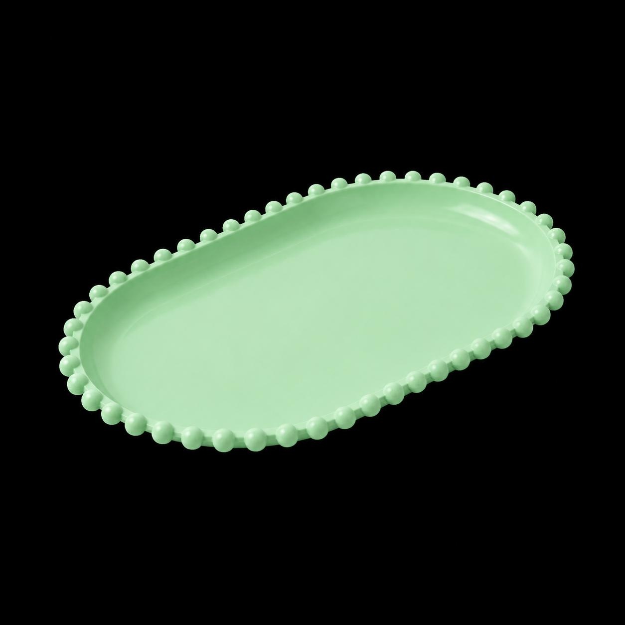 Bandeja Baixa Perola Verde Candy - Una Fest Pegue e Monte