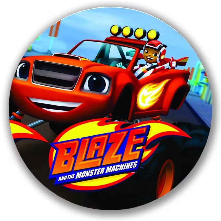 Capa Mini Festa Blaze Carro - Una Fest Pegue e Monte