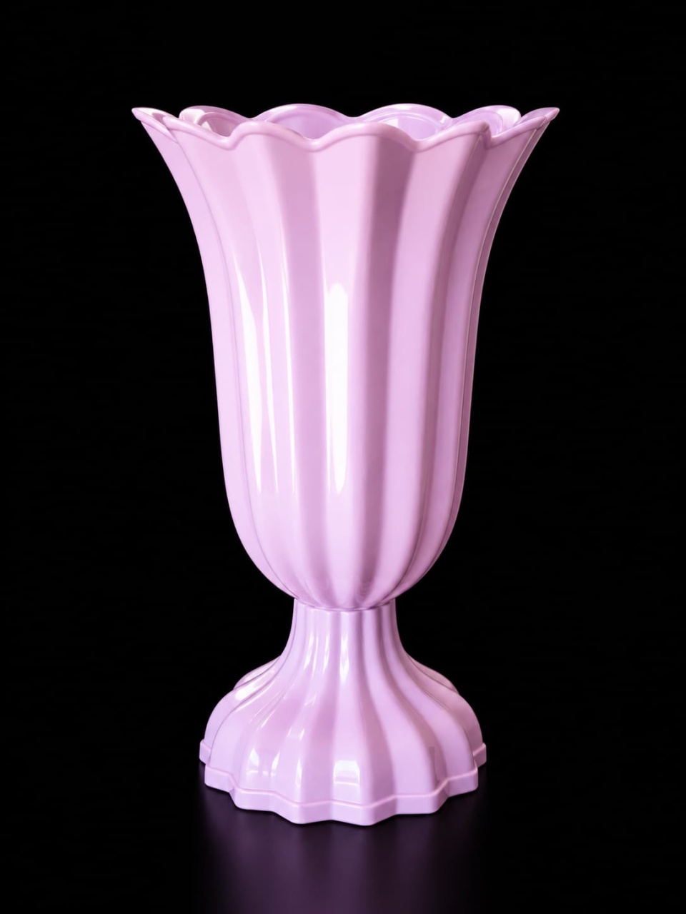 Vaso Grego Franzido Rosa M - Una Fest Pegue e Monte