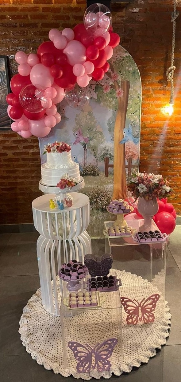 Chá de Fraldas Menina - Mesa 25 - lulisfestaseeventos