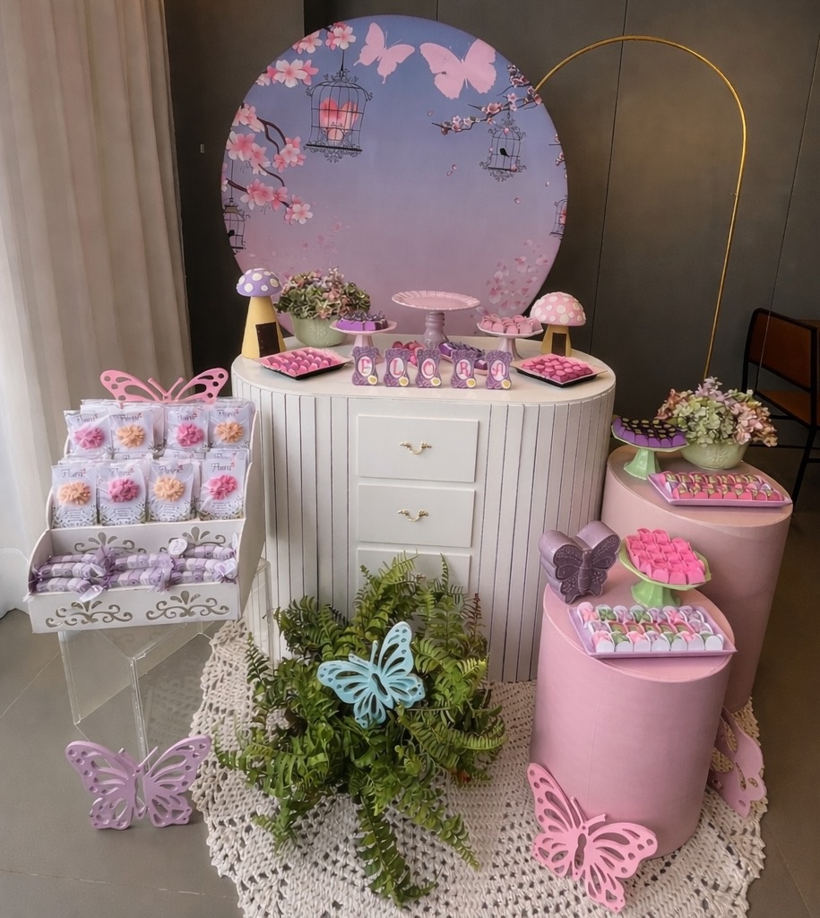 Chá de Fralda Menina - Mesa 22 - lulisfestaseeventos