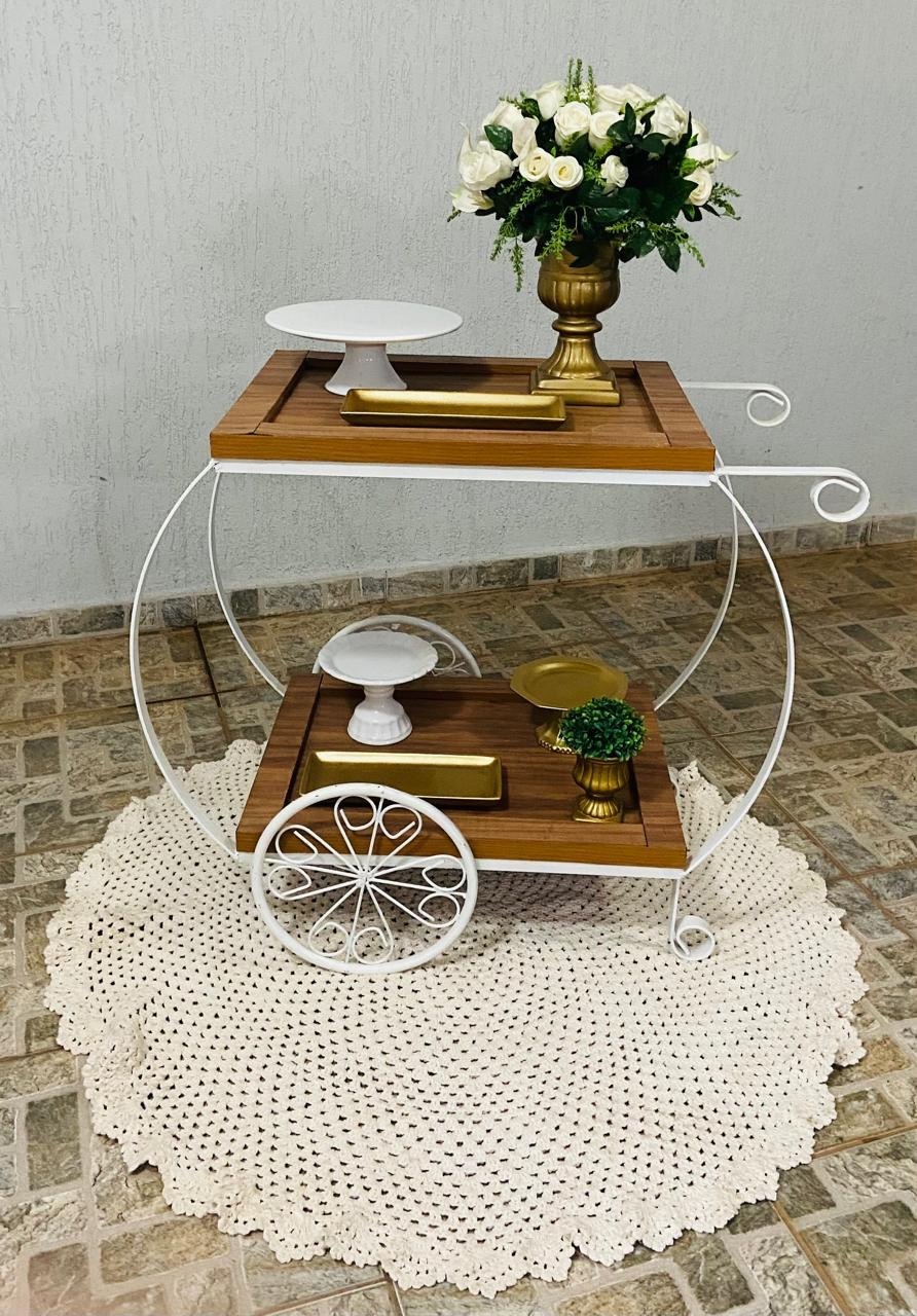 Aniversário Carrinho Branco - Mesa 12 - lulisfestaseeventos