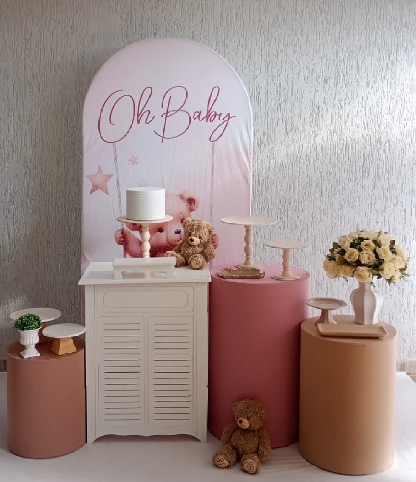 Chá de Fraldas Menina  - lulisfestaseeventos