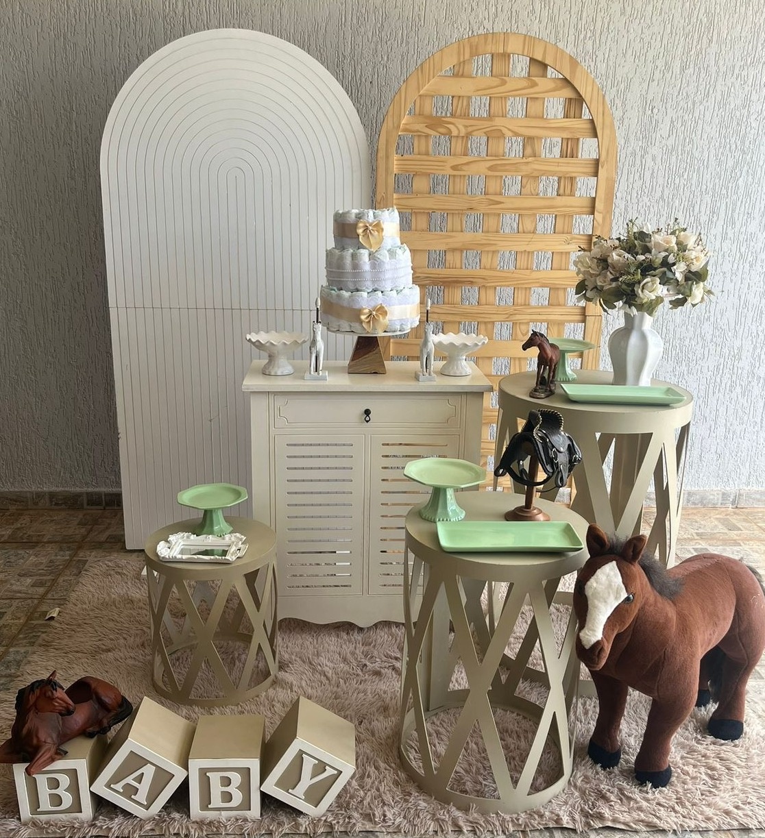 Chá de Fraldas  - Mesa 02 - lulisfestaseeventos