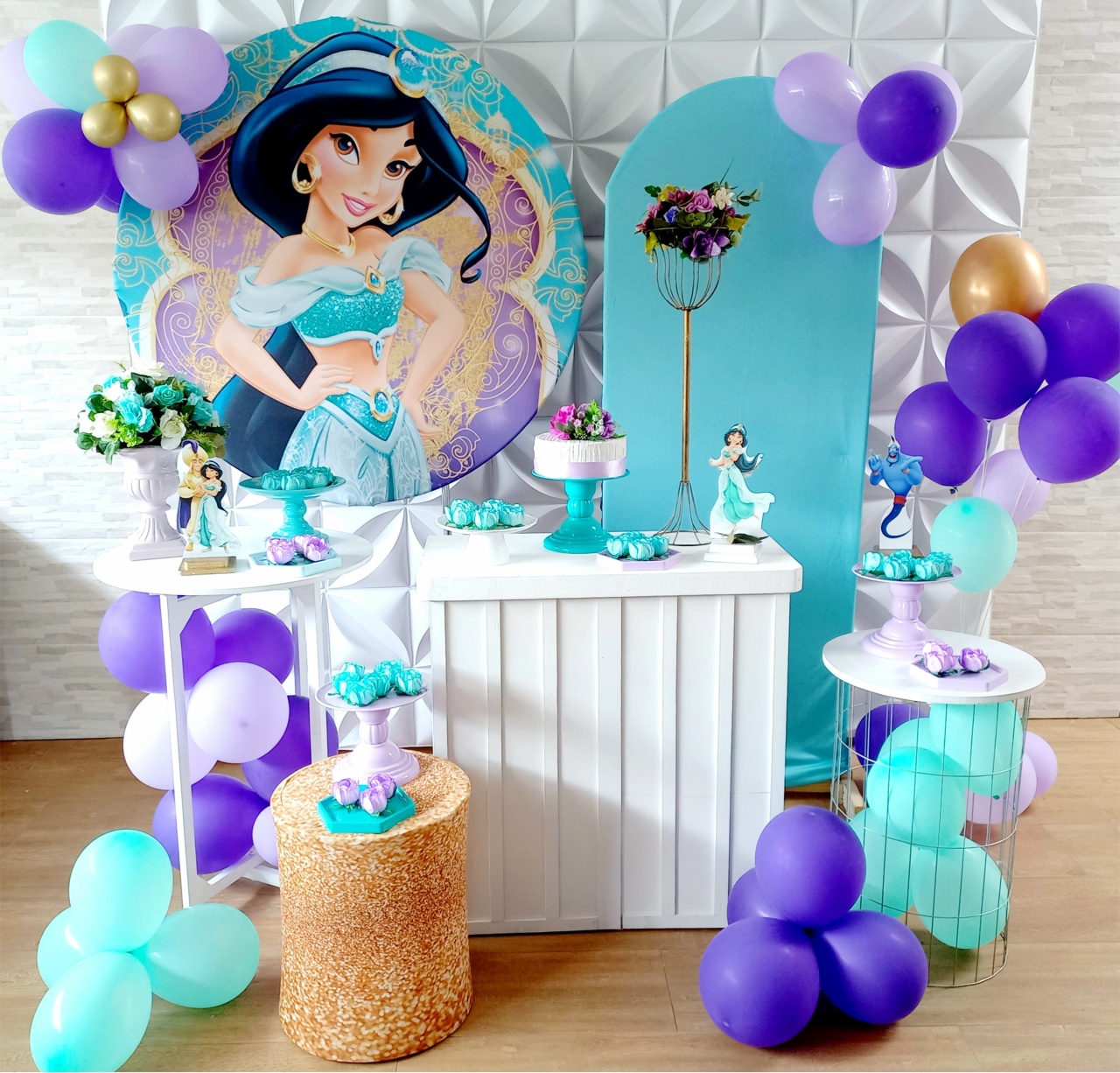 A - Jasmine Azul Tifanny - NUBIA FESTAS